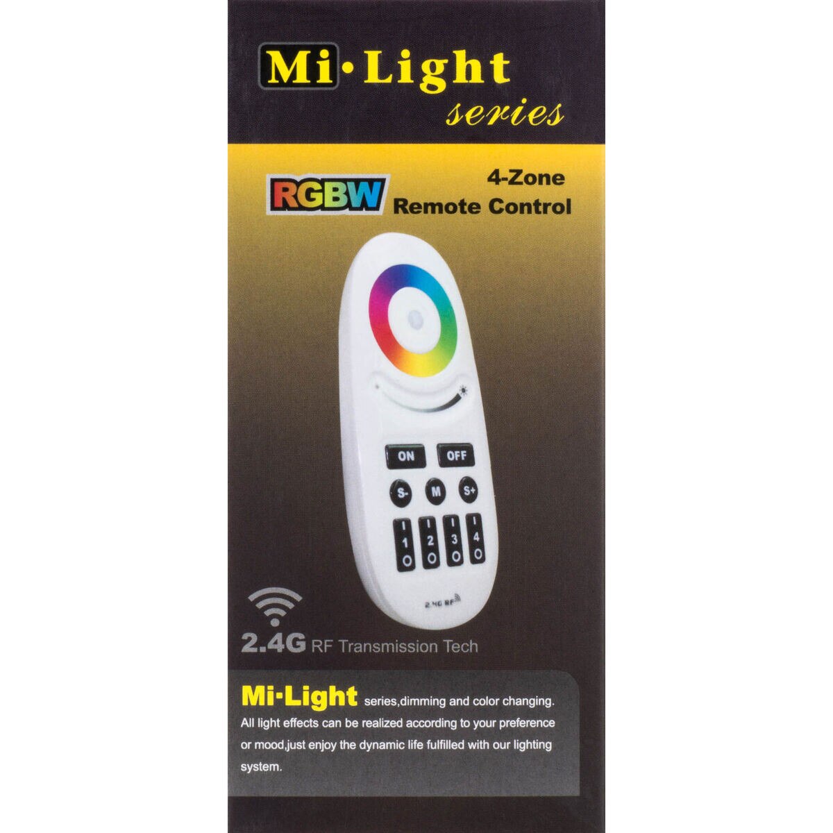 Milight Wireless 4-Zone RGBW LED Light Bulb Remote Control